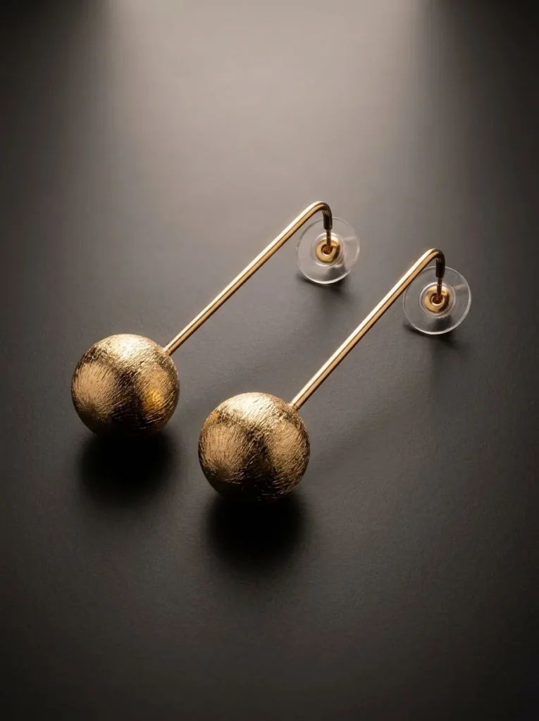 Aretes Péndulo Oro