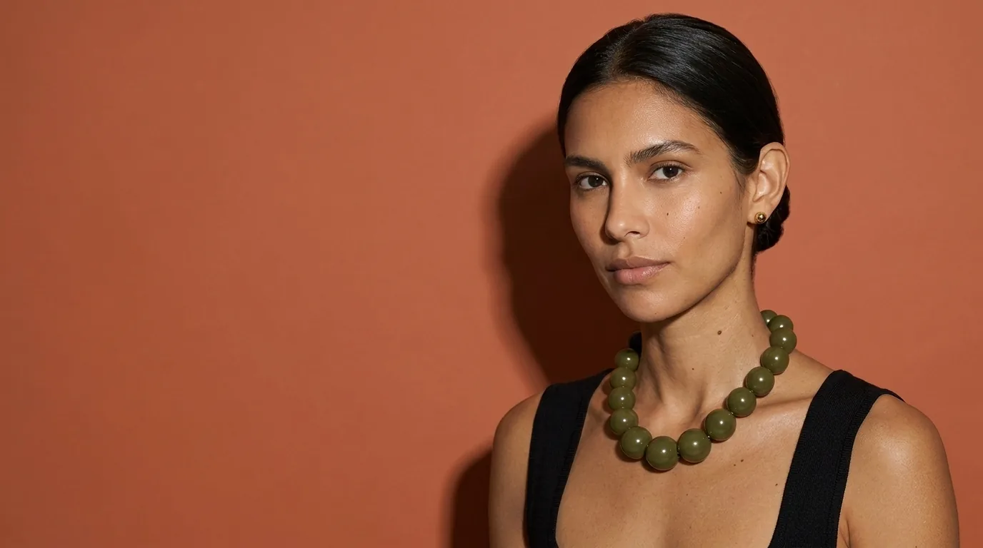 Set Olivo Sagrado, editorial en terracota